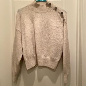 H&M women’s crop turtleneck sweater